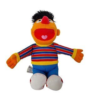 Sesame Street Ernie Hasbro Plush Stuffed Animal 11 Inch